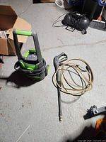 Entire pressure washer unit with wand and hose