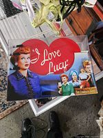 Front of heart-shaped I Love Lucy Complete Series DVD box set
