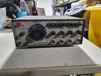 Front of Krohn-Hite 1200A showing controls and connectors