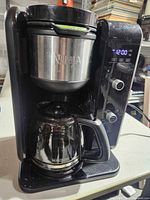 Front view of Ninja coffee maker with replacement carafe