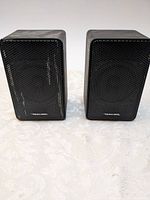 Front view of both Realistic Minimus-3.5 speakers