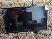 Front view of Toshiba LCD TV screen and bezel