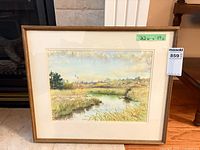 Full framed painting front view