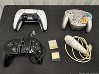 Overview of all controllers and memory cards