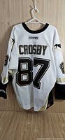 Back view showing CROSBY name and 87 number
