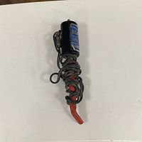 Full view of Audiotex demagnetizer with cord and red probe