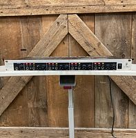 Front view of Behringer HA4000 showing full control panel