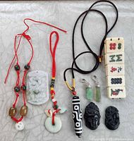 Full lot overview showing all nine items laid out