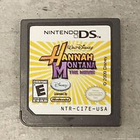 Front of Nintendo DS cartridge showing game label
