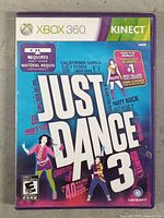 Front cover of Xbox 360 Just Dance 3 case
