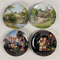 Group shot of all four collector plates