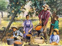 Front view of entire painting