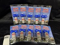 Front view of all ten packaged Frontiersman Bear Horns