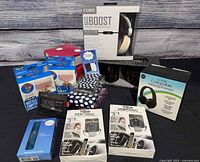 Group shot of all boxed items