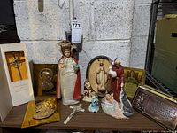 Wide shot of entire lot on shelf