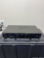 Front view of Sony CD/DVD player