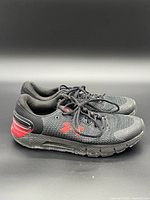 Left side profile of both shoes showing logo, mesh upper and heel insert