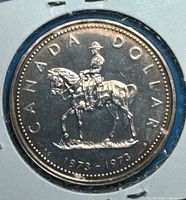 Reverse showing mounted police design