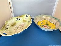 Both bowls side by side showing overall designs and size comparison