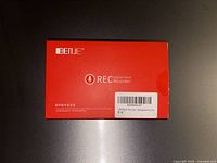 Sealed red Benjie REC Digital Voice Recorder box front view