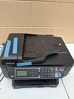 Front view of Epson WorkForce WF-3530 showing control panel and ADF