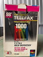 Front of Telefax 1000 box showing product information