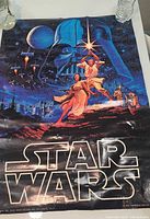 Poster front showing full artwork and STAR WARS title