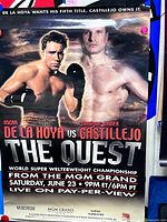 Full view of fight poster showing both fighters and event text