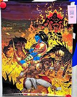 Full view of poster showing characters and colors