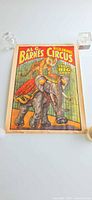 Full view of Al G. Barnes Wild Animal Circus poster showing entire artwork