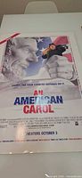 Full view of An American Carol poster lying flat