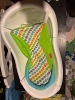 Fisher-Price infant tub with polka-dot sling