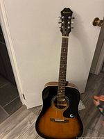 Front view of Epiphone DR-100 VS guitar