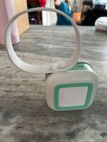 Front view showing nightlight panel and strap