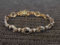 Full view of bracelet laid flat