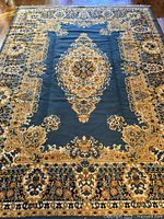 Full view of rug showing pattern and size