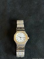 Full view of Armitron watch showing bracelet and face