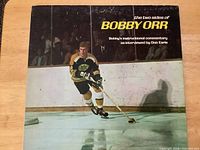 Front sleeve showing Bobby Orr skating, album title visible