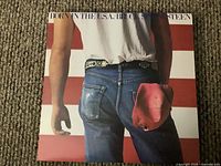Front cover of Bruce Springsteen Born in the U.S.A. LP