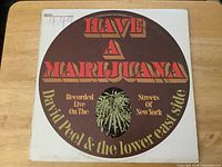 Front of LP jacket showing album title and design