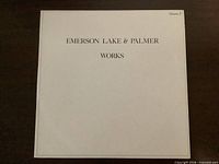 Front cover of Emerson Lake & Palmer “Works” Volume 2 LP showing overall condition