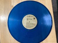 Side B of blue vinyl showing RCA Victor label