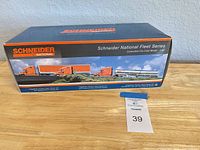 Front view of sealed Schneider National Fleet Series box