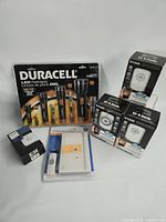 Group shot of all boxed items