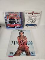 Front covers of all three books displayed upright