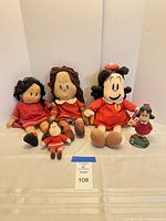 Group shot of five Little Lulu items