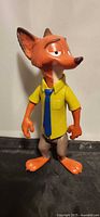 Front view of Nick Wilde figure standing upright