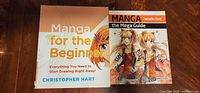 Front covers of both manga drawing books
