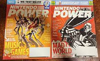 Both Nintendo Power magazines side by side showing covers