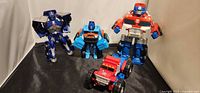 Group shot showing all four Transformers Rescue Bots items